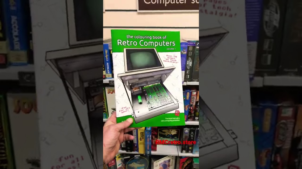 The Colouring Book of Retro Computers is now available | Beige colouring pencils for EVERYONE 🙂