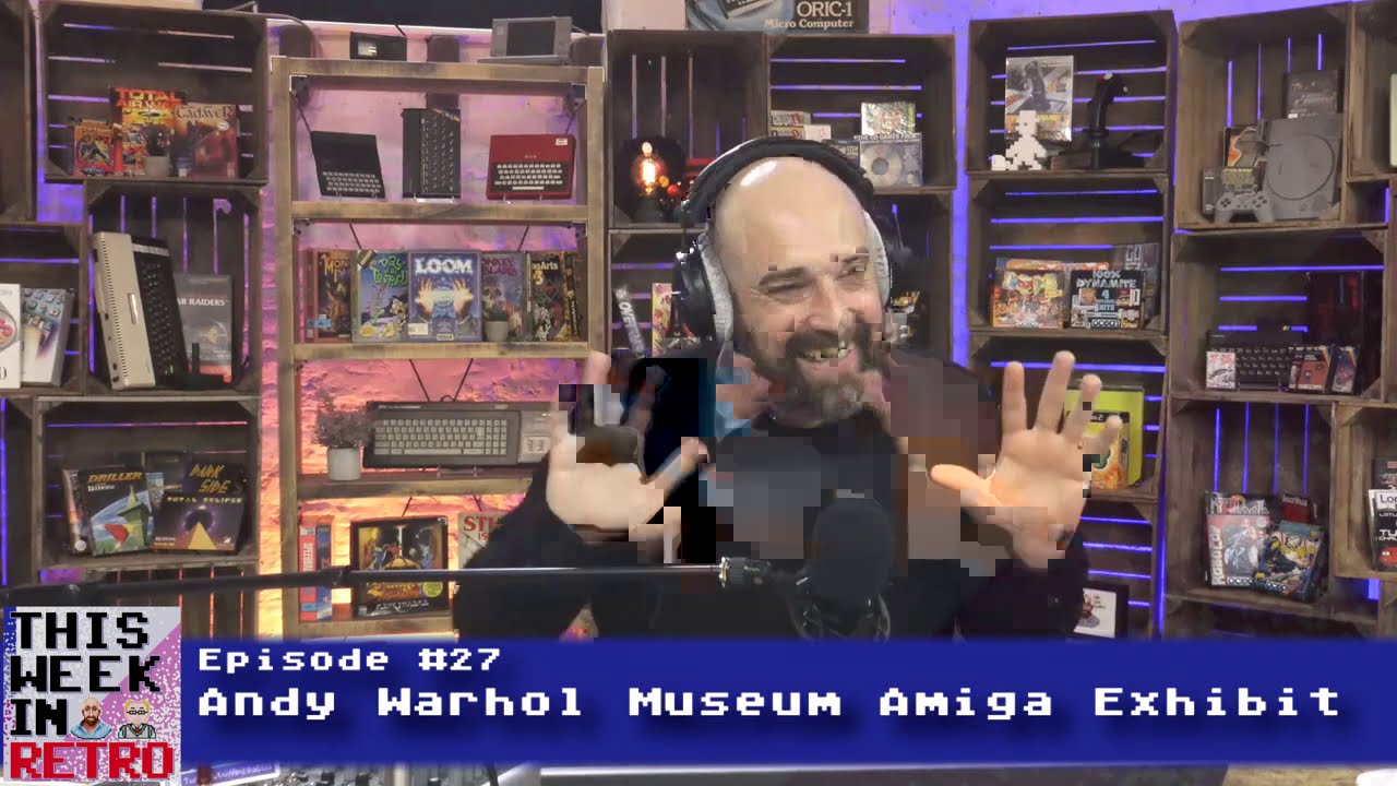 Amiga Andy Warhol Exhibit | C64 Hidden Gems | Kawasaki Warehouse | This Week in Retro Podcast 27