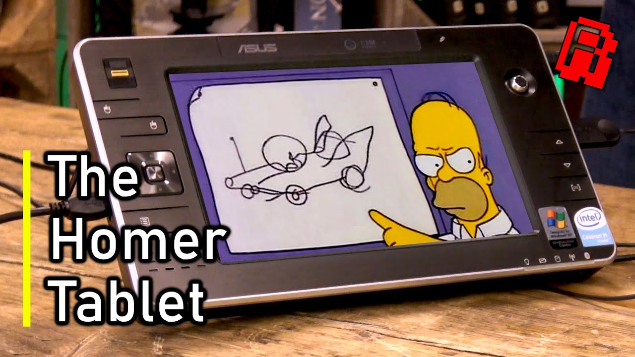 Asus R2H UMPC - What if Homer Simpson created a Tablet?