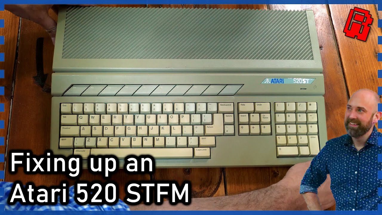 At last! An Atari ST in The Cave - Meeting and Restoring a 520 STFM