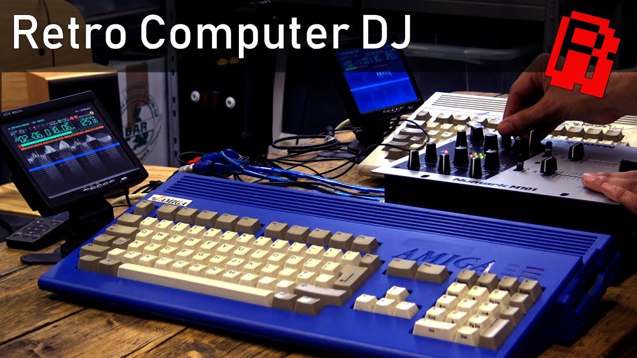 Commodore Amiga DJ Setup | "Rave in the Cave" | Show & Tell (Part 1 of 2)