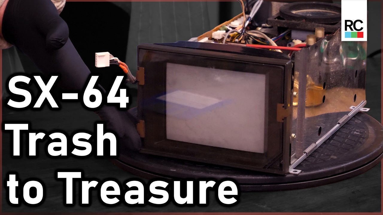 Commodore SX-64 Restoration - Keys and CRTs | Trash to Treasure (pt2)