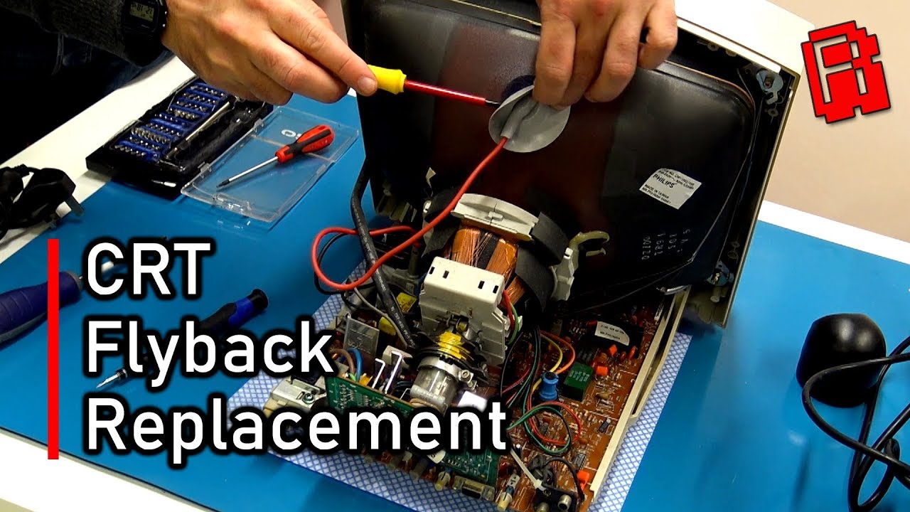 Fixing up a CRT Monitor - Philips CM8833 Mk2 Flyback failure