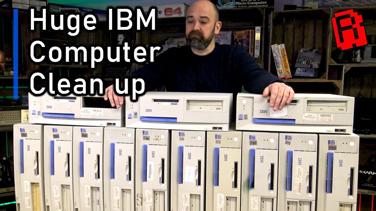 Huge IBM Computer Haul Clean up and Charity Sale