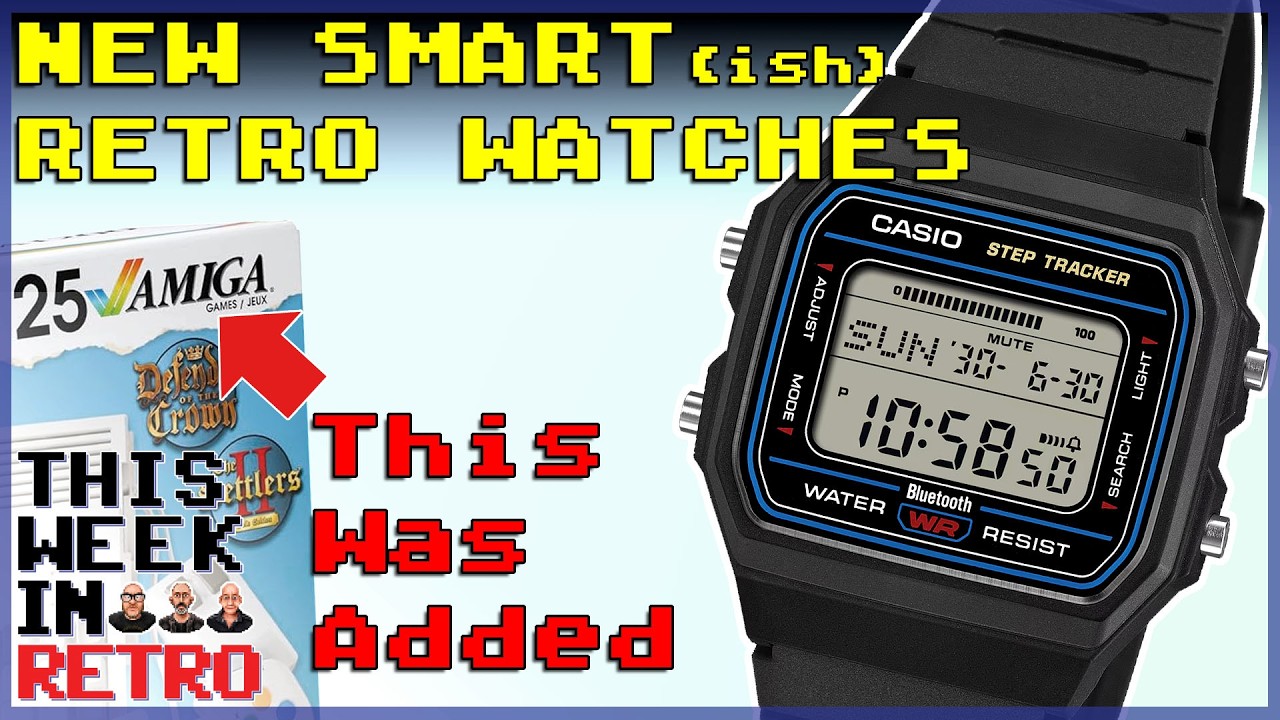 It's An Official Amiga + Modern Casio Retro Watches - This Week In Retro 283