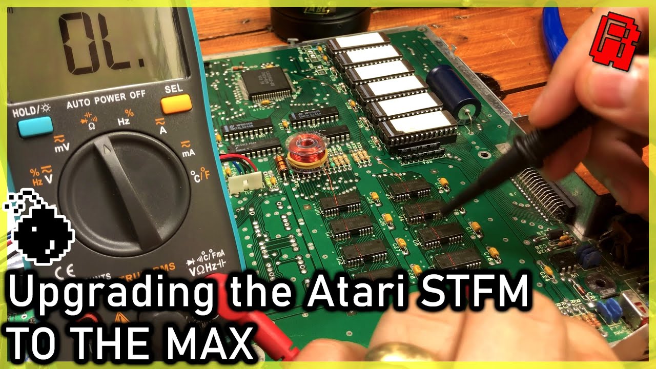 Maxing out the Atari 520 STFM with upgrades