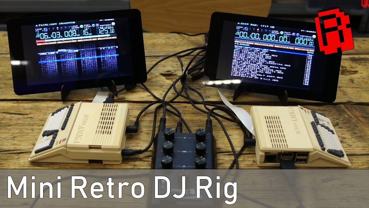 Mini Amiga Retro DJ Rig - A Demo & Setup Tutorial