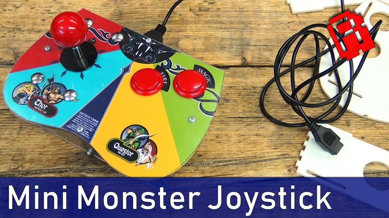 Mini Monster Joystick for Retro Computers & Consoles