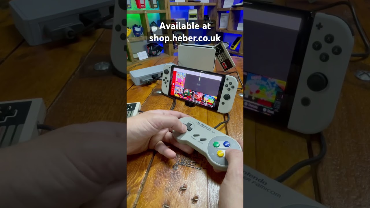 NES and SNES pads on a Nintendo Switch! How is this possible?