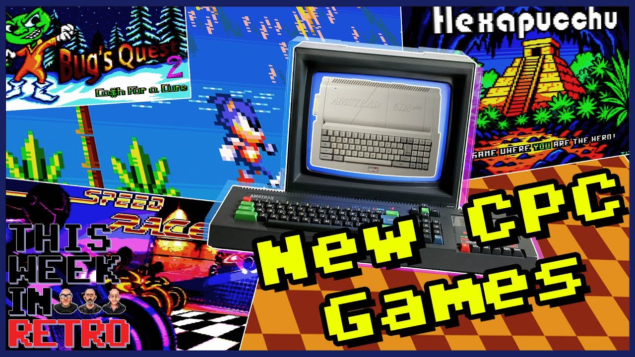 New CPC Games - Heavy Metal Computing - 1980s Space Shooters - This Week In Retro 244