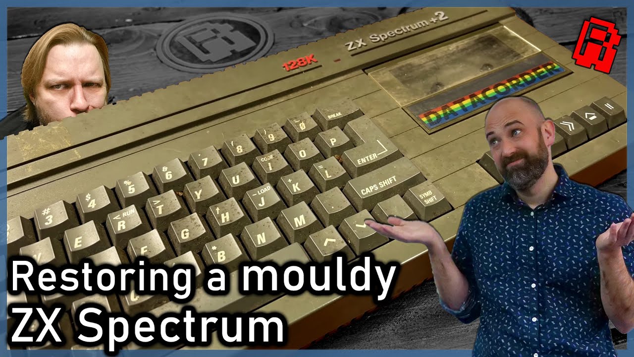 Restoring a mouldy ZX Spectrum micro computer from the '80s