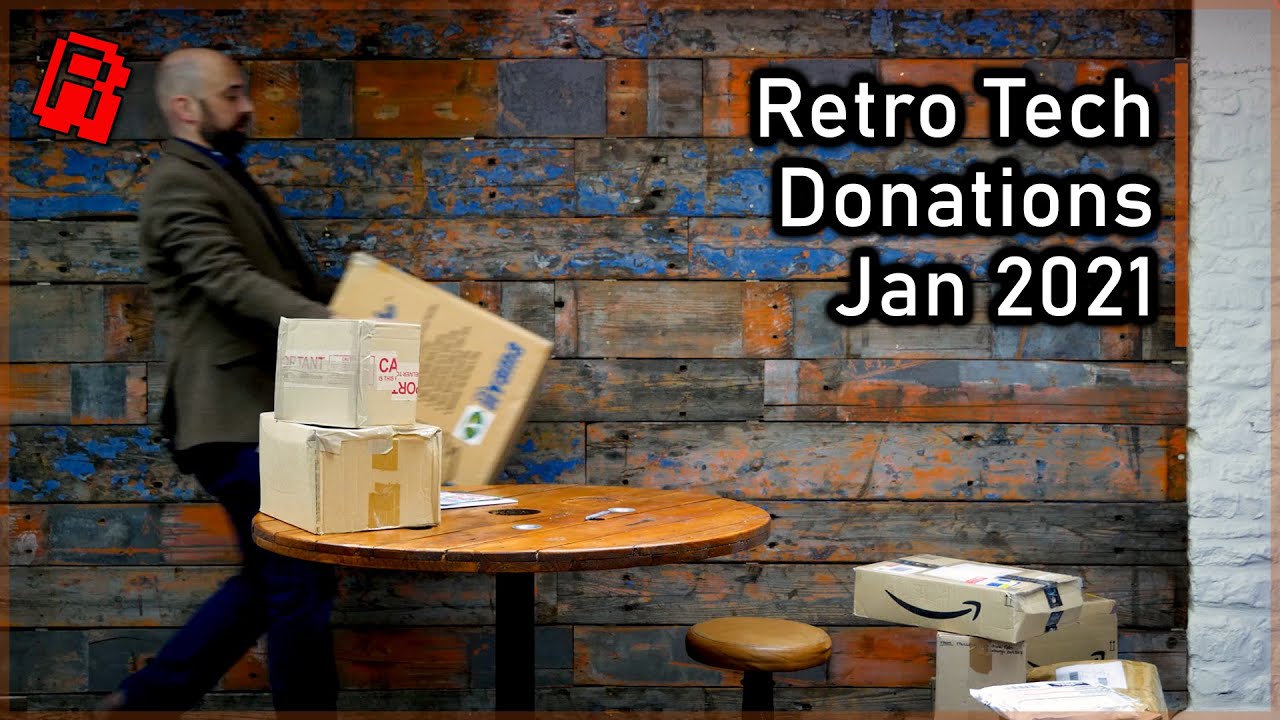 Retro Tech Donations to The Cave - January 2021