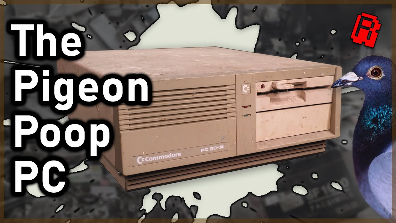 The Pigeon Poop PC from 1988 | Can it be Saved? Trash to Treasure
