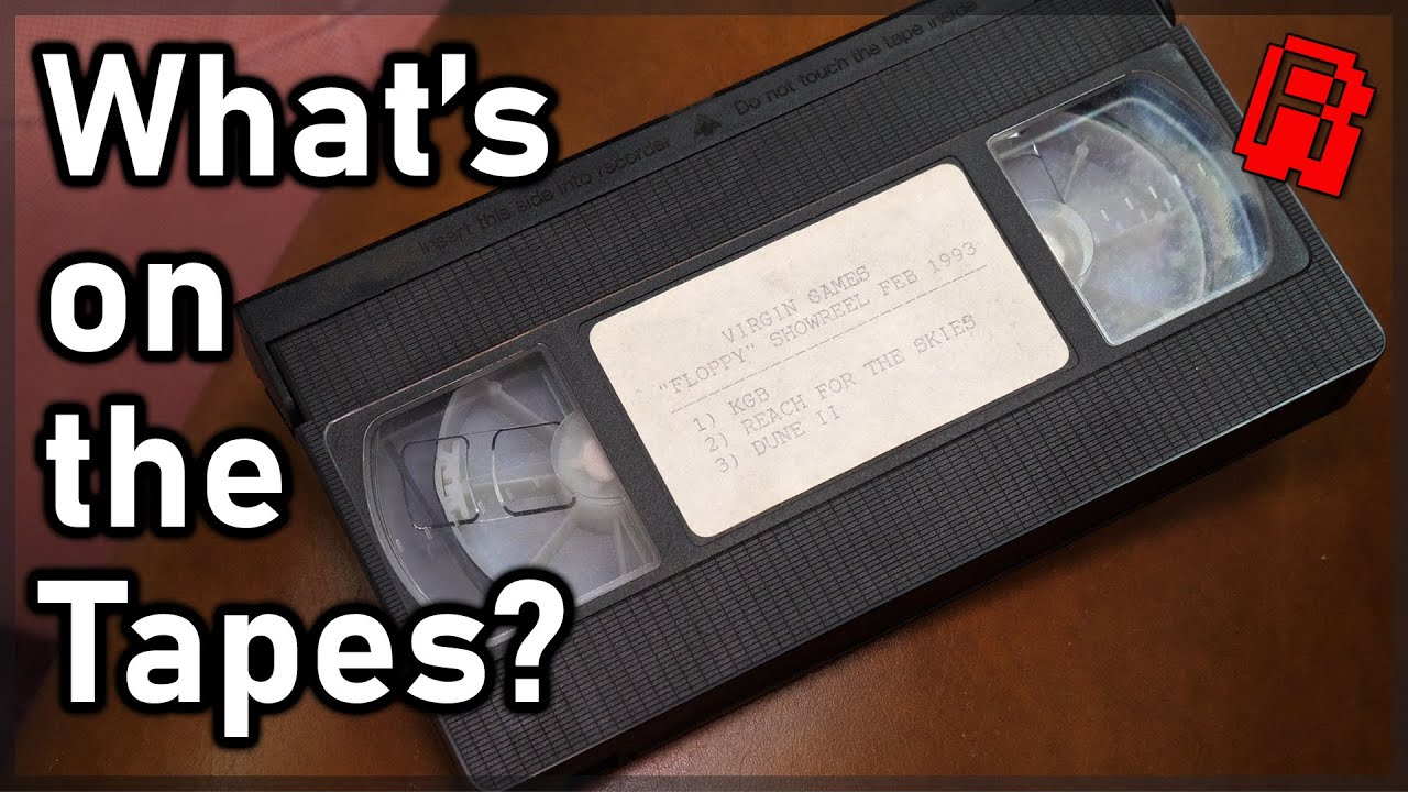 What's on these found Retro Computer and Gaming VHS Tapes? | Tech Nibble
